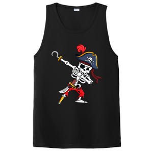 Funny Dab Halloween Dabbing Pirate Skeleton Gift PosiCharge Competitor Tank