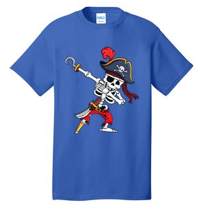 Funny Dab Halloween Dabbing Pirate Skeleton Gift Tall T-Shirt