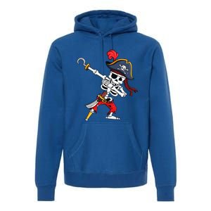 Funny Dab Halloween Dabbing Pirate Skeleton Gift Premium Hoodie