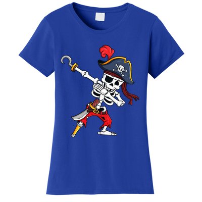 Funny Dab Halloween Dabbing Pirate Skeleton Gift Women's T-Shirt