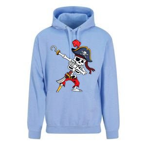 Funny Dab Halloween Dabbing Pirate Skeleton Gift Unisex Surf Hoodie