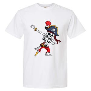 Funny Dab Halloween Dabbing Pirate Skeleton Gift Garment-Dyed Heavyweight T-Shirt