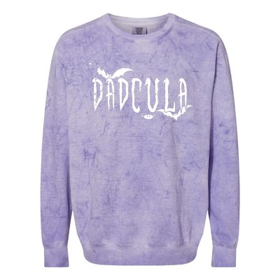 Funny Dadcula Halloween Colorblast Crewneck Sweatshirt