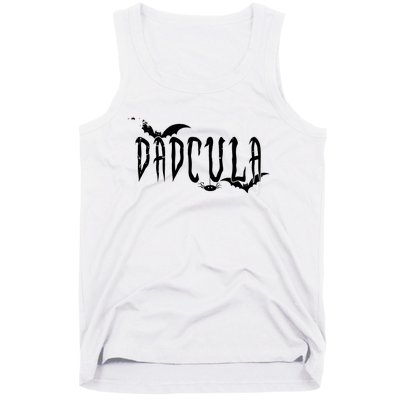 Funny Dadcula Halloween Tank Top