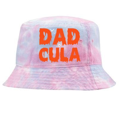 Funny Dadcula Halloween Dad Dracula Costume Momster Matching Tie-Dyed Bucket Hat