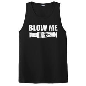 Funny Duck Hunting Blow Me Duck Call Waterfowl Hunter Gift PosiCharge Competitor Tank