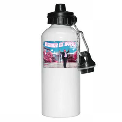 Funny DaddyS Home Trump Pink 2024 Take America Back 2024 Aluminum Water Bottle 