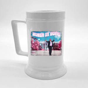 Funny DaddyS Home Trump Pink 2024 Take America Back 2024 Beer Stein