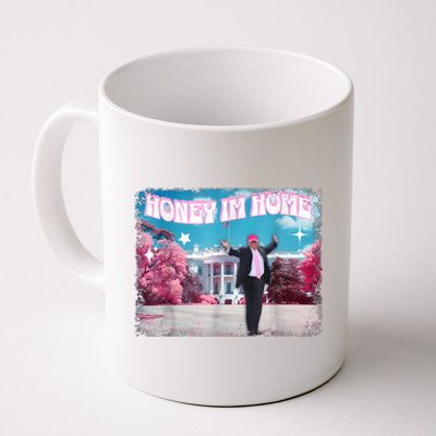 Funny DaddyS Home Trump Pink 2024 Take America Back 2024 Coffee Mug