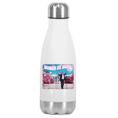 Funny DaddyS Home Trump Pink 2024 Take America Back 2024 Stainless Steel Insulated Water Bottle