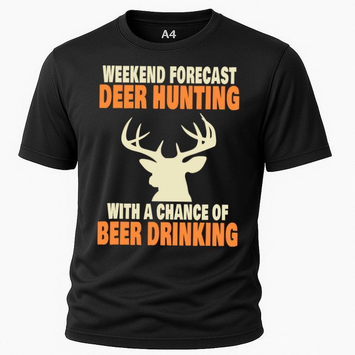 Funny Deer Hunting Cooling Performance Crew T-Shirt