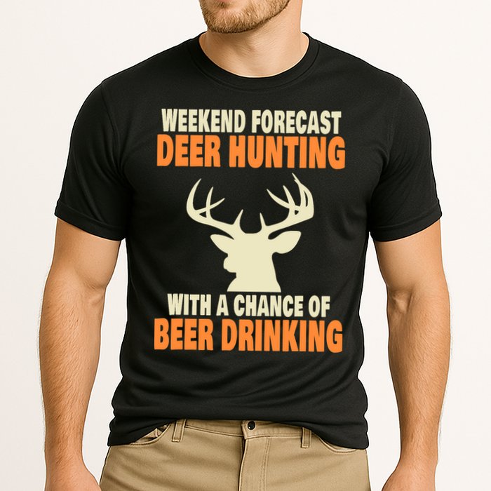 Funny Deer Hunting Cooling Performance Crew T-Shirt