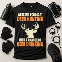 Funny Deer Hunting Cooling Performance Crew T-Shirt