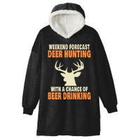 Funny Deer Hunting Hooded Wearable Blanket