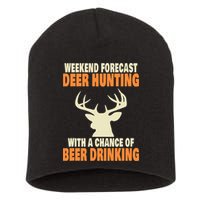 Funny Deer Hunting Short Acrylic Beanie
