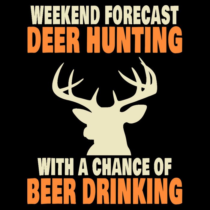 Funny Deer Hunting Short Acrylic Beanie