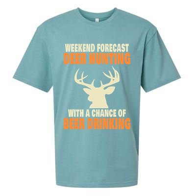 Funny Deer Hunting Sueded Cloud Jersey T-Shirt