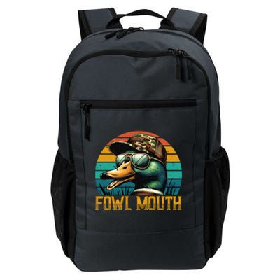 Funny Duck Hunter Gift Fowl Mouth Duck Hunting Goose Hunt Gift Daily Commute Backpack