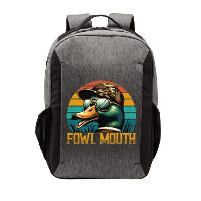 Funny Duck Hunter Gift Fowl Mouth Duck Hunting Goose Hunt Gift Vector Backpack