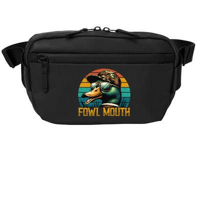 Funny Duck Hunter Gift Fowl Mouth Duck Hunting Goose Hunt Gift Crossbody Pack