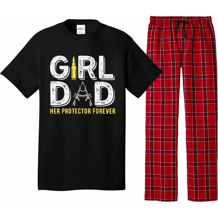 Father dad her protector forever funny Dad Pajama Set