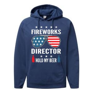 Fireworks Director Hold My Beer Performance Fleece Hoodie