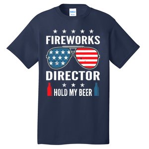 Fireworks Director Hold My Beer Tall T-Shirt