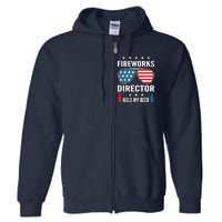 Fireworks Director Hold My Beer Full Zip Hoodie