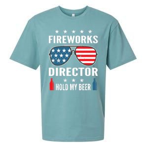 Fireworks Director Hold My Beer Sueded Cloud Jersey T-Shirt