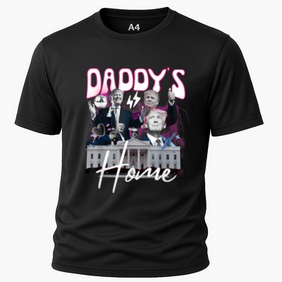 Funny Daddys Home Trump 90s Bootleg Style Performance Shirt