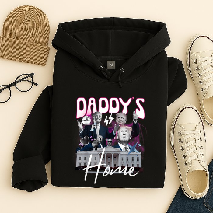 Funny Daddys Home Trump 90s Bootleg Style Hoodie