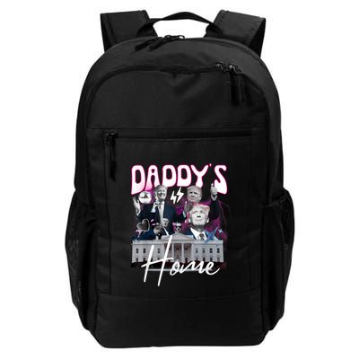 Funny Daddys Home Trump 90s Bootleg Style Backpack