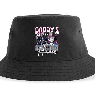 Funny Daddys Home Trump 90s Bootleg Style Sustainable Bucket Hat
