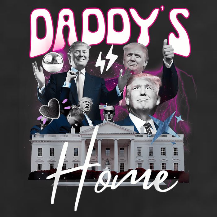 Funny Daddys Home Trump 90s Bootleg Style Adult Drive Performance Visor