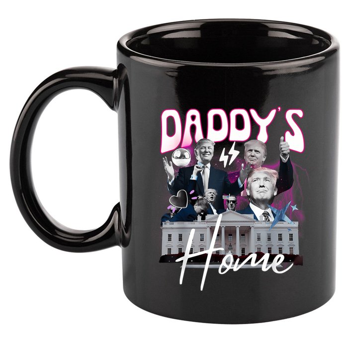 Funny Daddys Home Trump 90s Bootleg Style 11oz C Handle Ceramic Mug