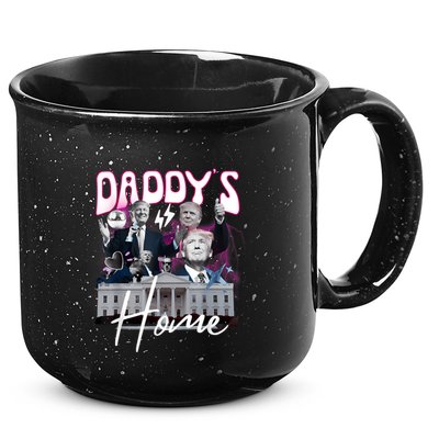 Funny Daddys Home Trump 90s Bootleg Style 15oz Campfire Ceramic Mug
