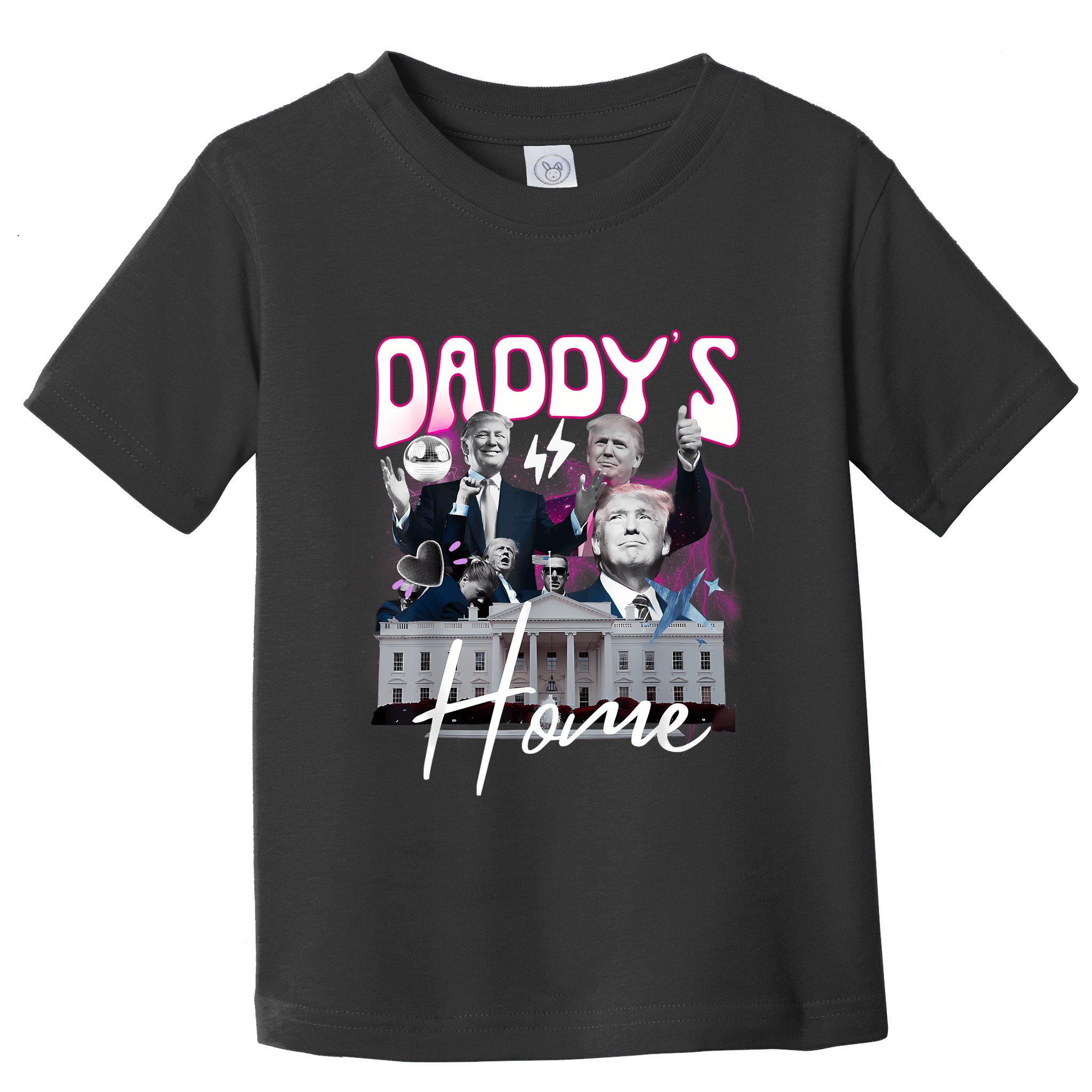 Funny Daddys Home Trump 90s Bootleg Style Toddler T-Shirt