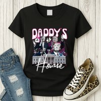 Funny Daddys Home Trump 90s Bootleg Style Womens T-Shirt