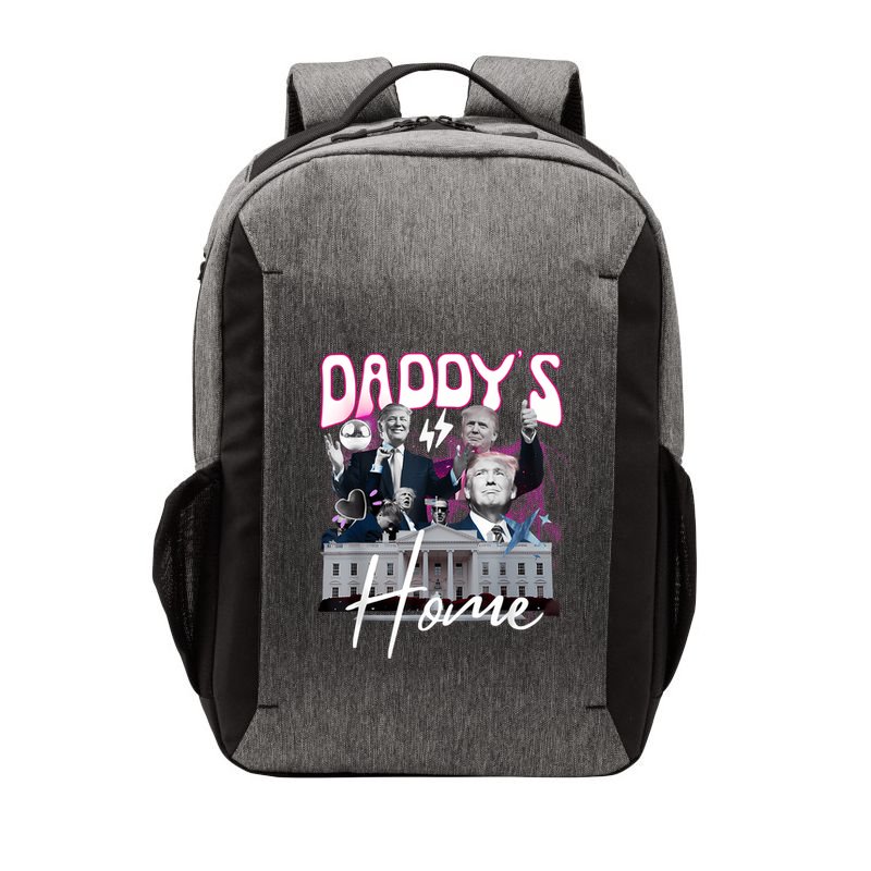 Funny Daddys Home Trump 90s Bootleg Style Vector Backpack