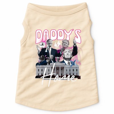 Funny Daddys Home Trump 90s Bootleg Style Doggie Tank