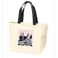 Funny Daddys Home Trump 90s Bootleg Style Zip Tote Bag