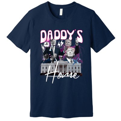 Funny Daddys Home Trump 90s Bootleg Style Premium T-Shirt