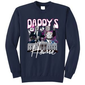 Funny Daddys Home Trump 90s Bootleg Style Tall Sweatshirt