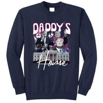 Funny Daddys Home Trump 90s Bootleg Style Tall Sweatshirt