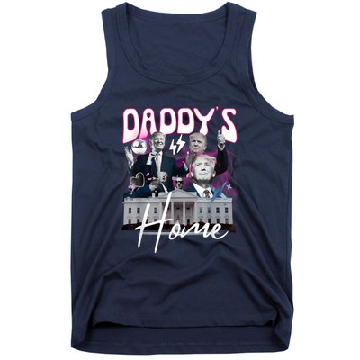 Funny Daddys Home Trump 90s Bootleg Style Tank Top