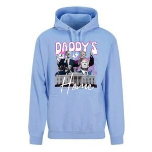 Funny Daddys Home Trump 90s Bootleg Style Unisex Surf Hoodie