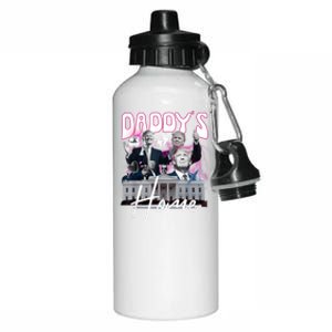 Funny Daddys Home Trump 90s Bootleg Style Aluminum Water Bottle