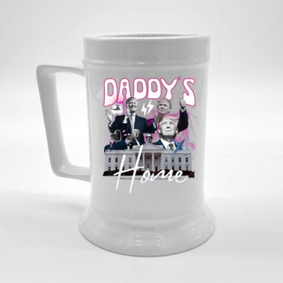 Funny Daddys Home Trump 90s Bootleg Style Beer Stein