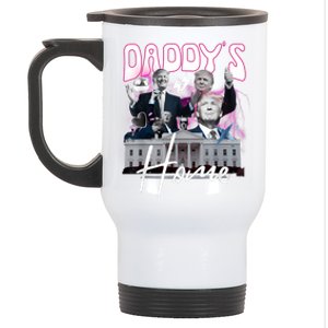 Funny Daddys Home Trump 90s Bootleg Style Stainless Steel Travel Mug