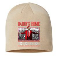 Funny DaddyS Home Trump Ugly Christmas Sweater Xmas Pajamas Sustainable Beanie